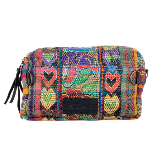 WANDER CROSSBODY SET - OOAK HUIPIL & CORTE - BLACK - NO. 200833