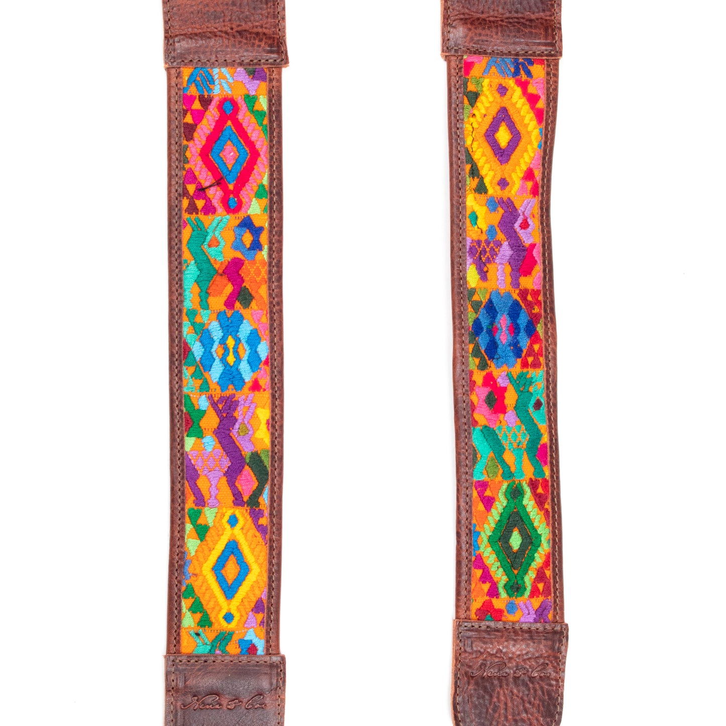 CAMILA BACKPACK STRAP SET - OOAK HUIPIL - COPPER - NO. 200904
