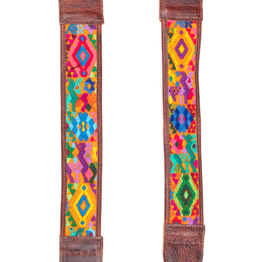 CAMILA BACKPACK STRAP SET - OOAK HUIPIL - COPPER - NO. 200904