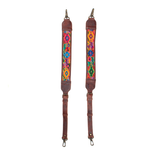CAMILA BACKPACK STRAP SET - OOAK HUIPIL - COPPER - NO. 200904
