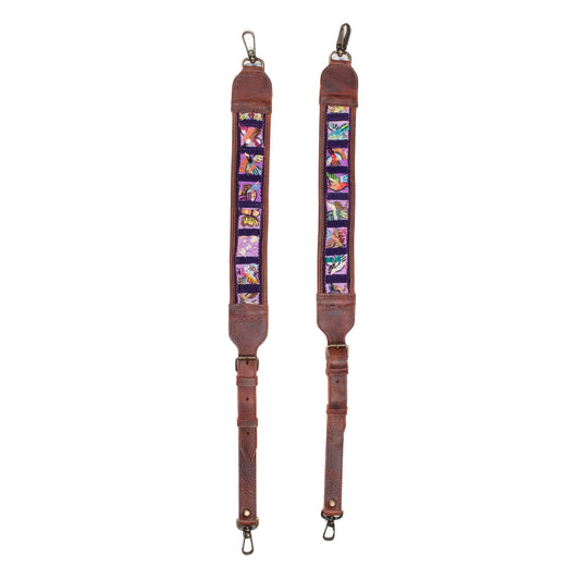 CAMILA BACKPACK STRAP SET - OOAK HUIPIL - COPPER - NO. 200905