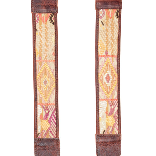 CAMILA BACKPACK STRAP SET - OOAK HUIPIL - COPPER - NO. 200906