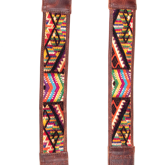 CAMILA BACKPACK STRAP SET - OOAK HUIPIL - COPPER - NO. 200907