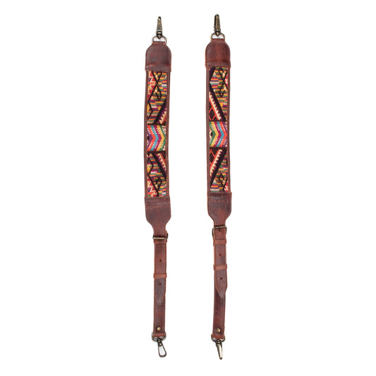 CAMILA BACKPACK STRAP SET - OOAK HUIPIL - COPPER - NO. 200907