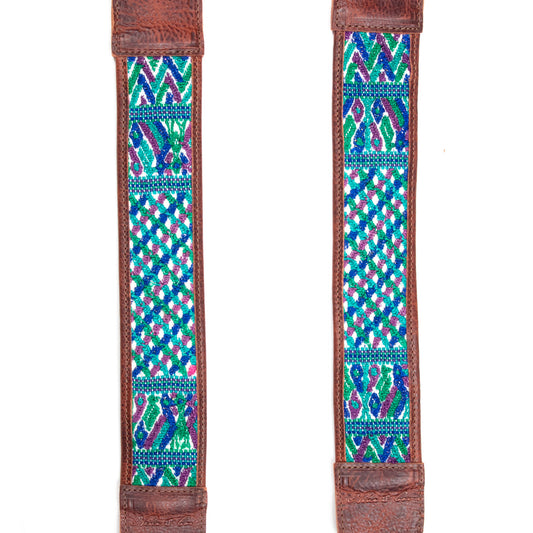 CAMILA BACKPACK STRAP SET - OOAK HUIPIL - COPPER - NO. 200909