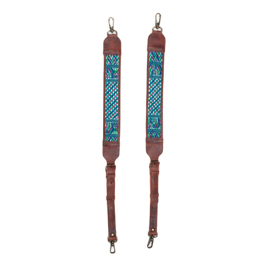 CAMILA BACKPACK STRAP SET - OOAK HUIPIL - COPPER - NO. 200909
