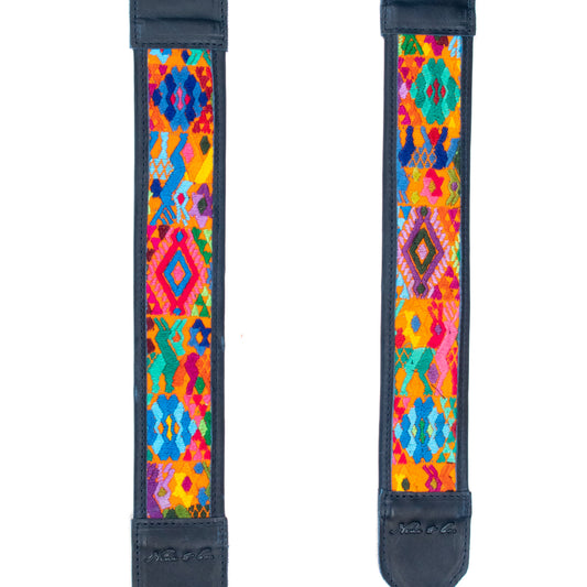 CAMILA BACKPACK STRAP SET - OOAK HUIPIL - NAVY - NO. 200911