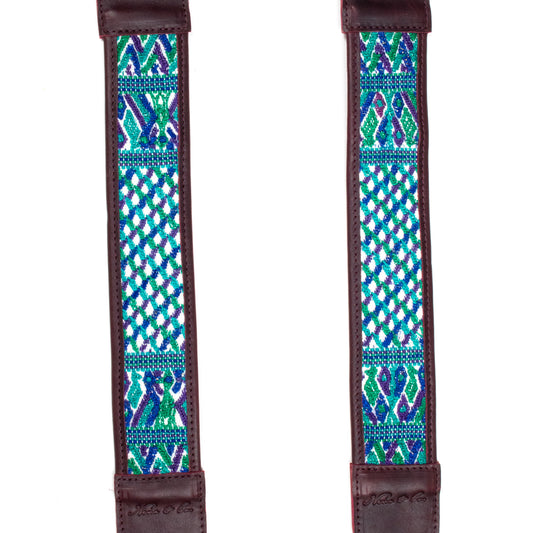 CAMILA BACKPACK STRAP SET - OOAK HUIPIL - VINO TINTO - NO. 200921