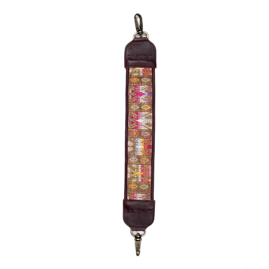 SHOULDER STRAP - OOAK HUIPIL - VINO TINTO - NO. 200939