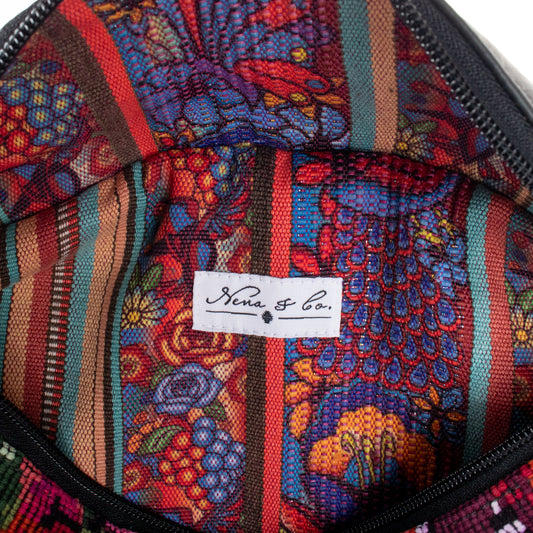 EL DON MANNY PACK - OOAK HUIPIL - BLACK - NO. 201026