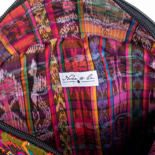 EL DON MANNY PACK - OOAK HUIPIL - BLACK - NO. 201033