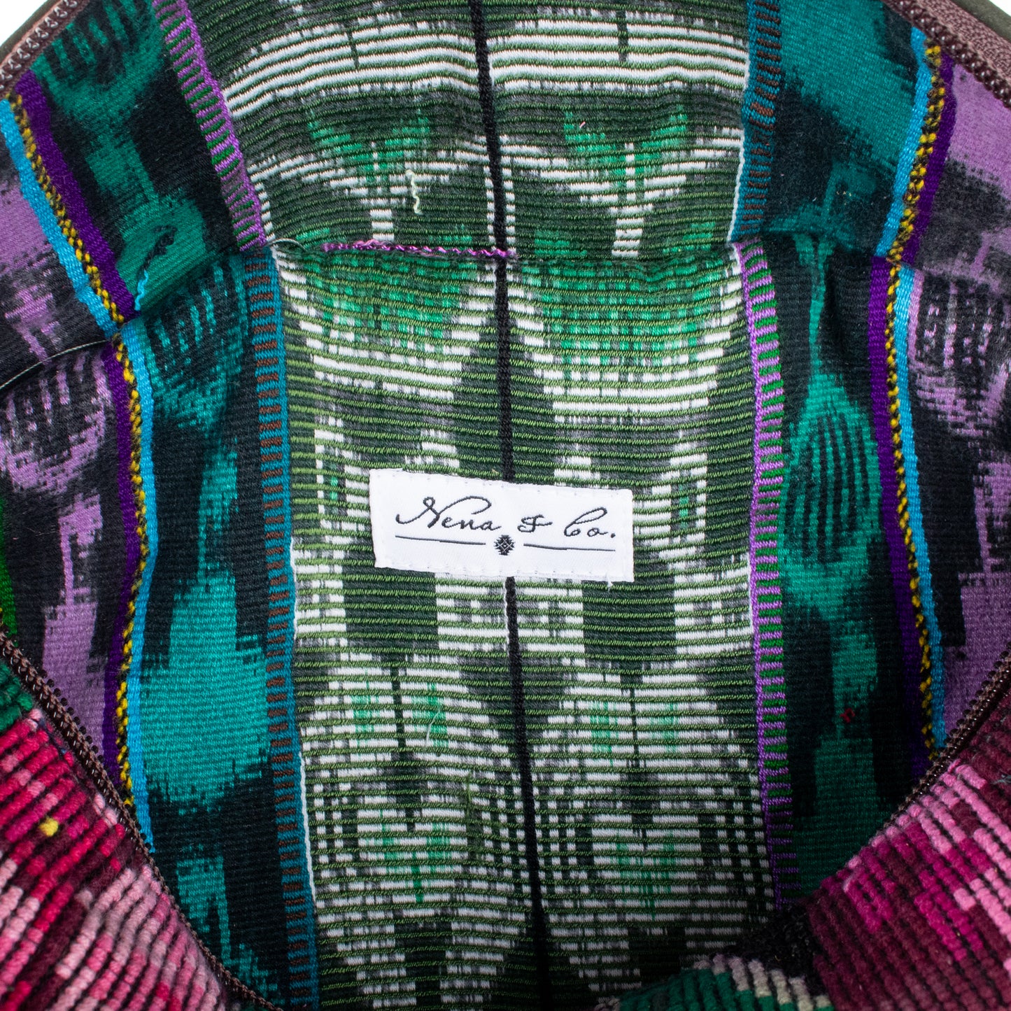EL DON MANNY PACK - OOAK HUIPIL - VERDE MUZGO - NO. 201034