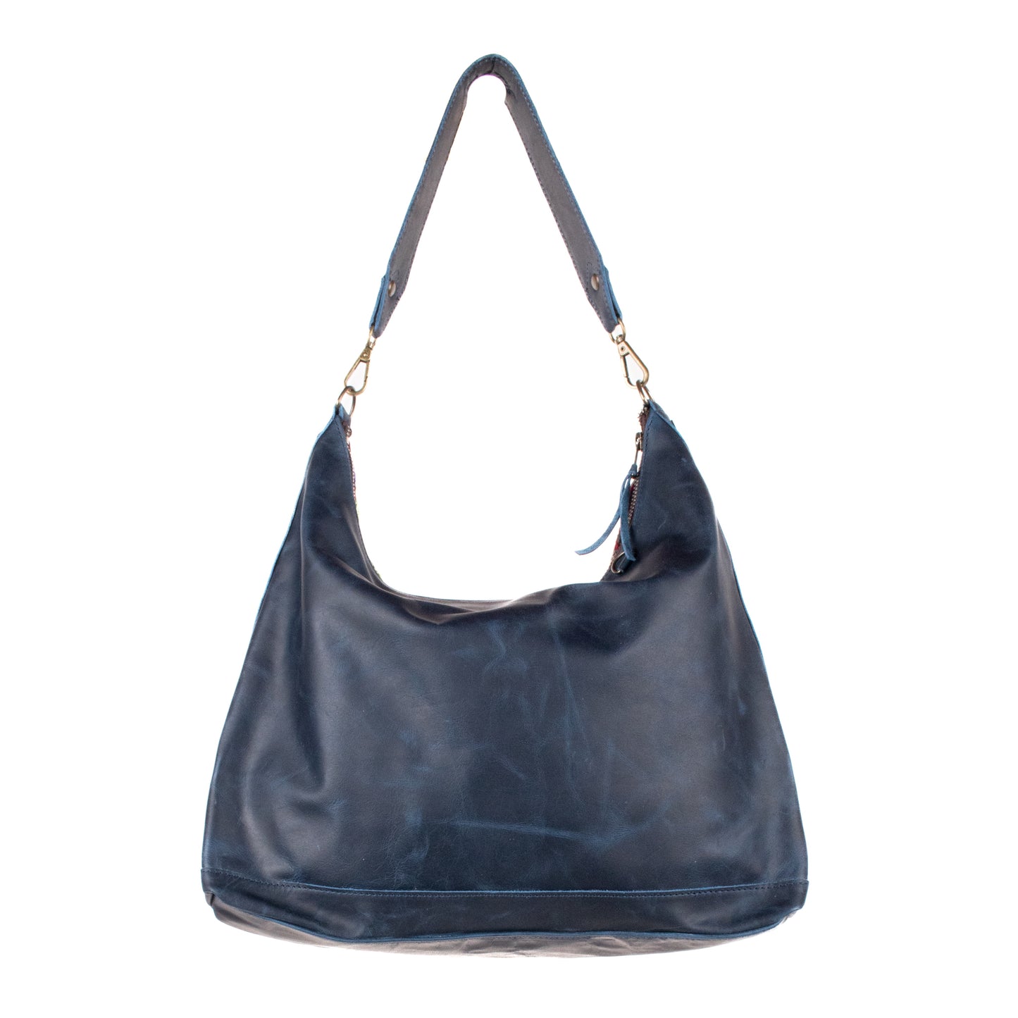 **SHIP WINDOW** PENELOPE BAG - H&S EMBROIDERED BIRDS - NAVY - NO. 201084