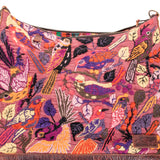 PENELOPE BAG - H&S EMBROIDERED BIRDS - COPPER - NO. 201086