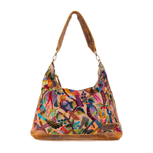 **SHIP WINDOW** PENELOPE BAG - H&S EMBROIDERED BIRDS - WRANGLER - NO. 201089