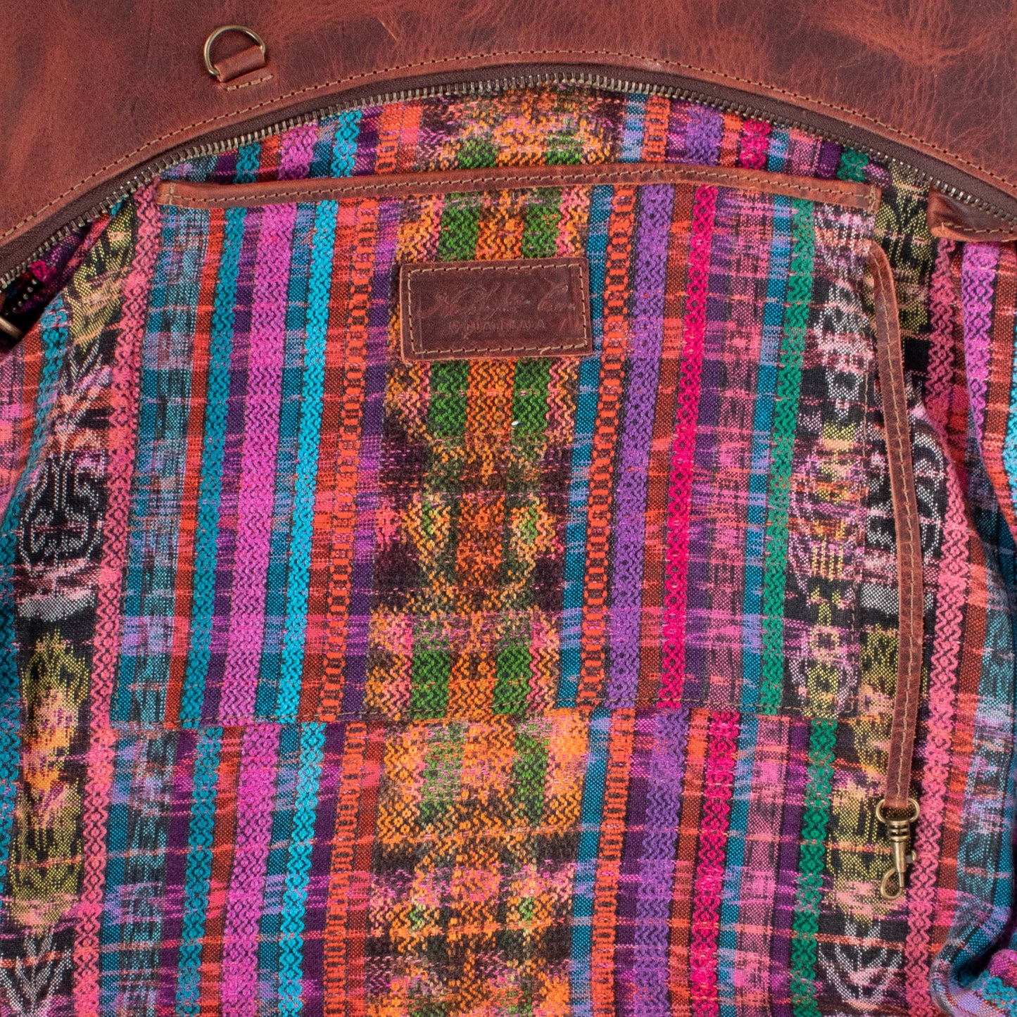 **SHIP WINDOW** PENELOPE BAG - H&S EMBROIDERED BIRDS - COPPER - NO. 201094