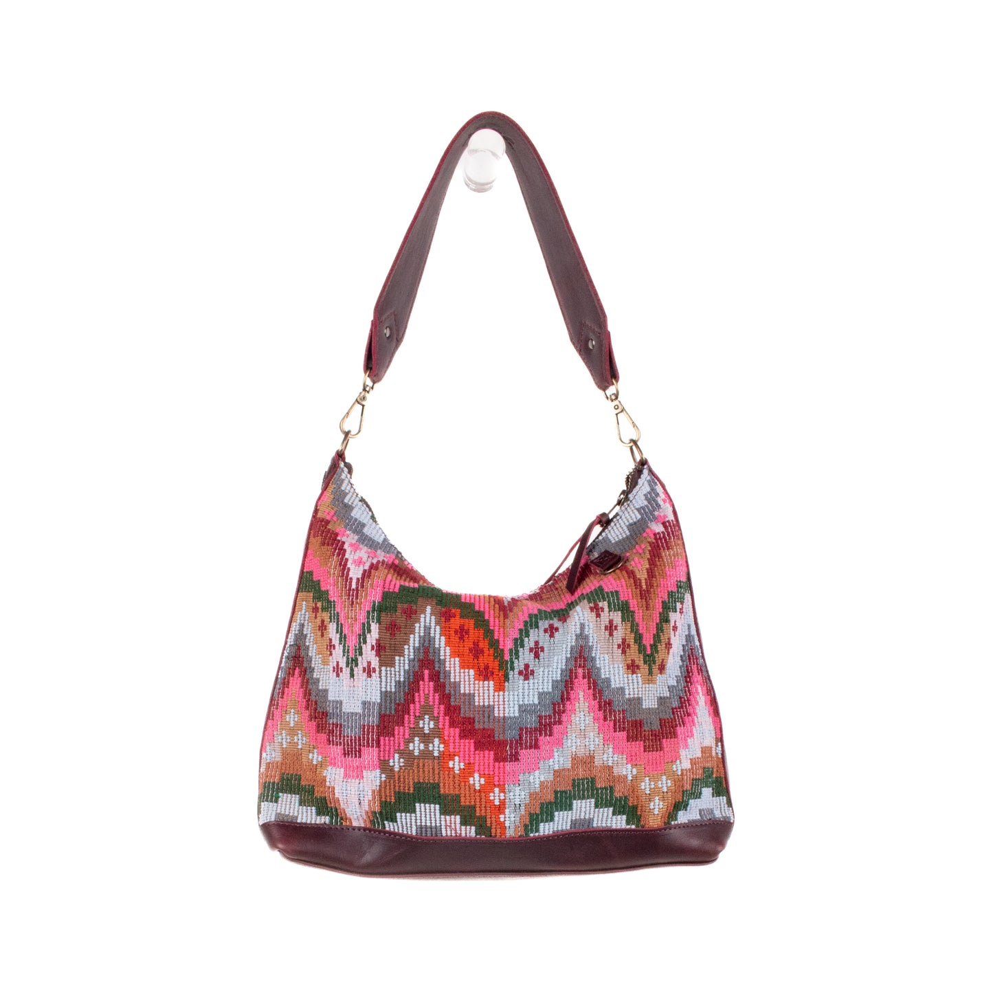 SMALL PENELOPE BAG - H&S MOONS - VINO TINTO - NO. 201128