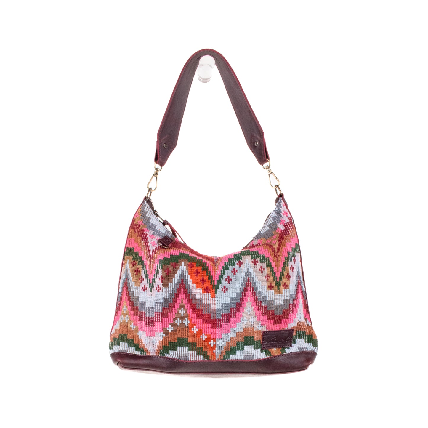 SMALL PENELOPE BAG - H&S MOONS - VINO TINTO - NO. 201128
