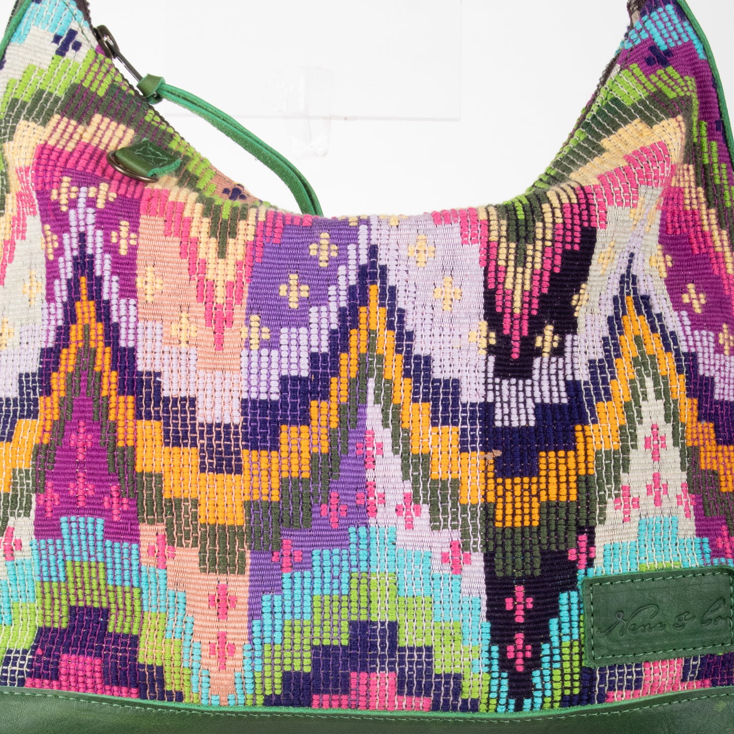 SMALL PENELOPE BAG - H&S MOONS - EMERALD - NO. 201130