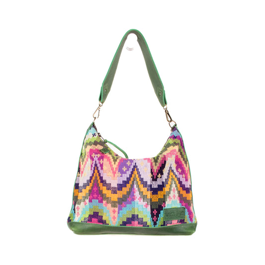 SMALL PENELOPE BAG - H&S MOONS - EMERALD - NO. 201130