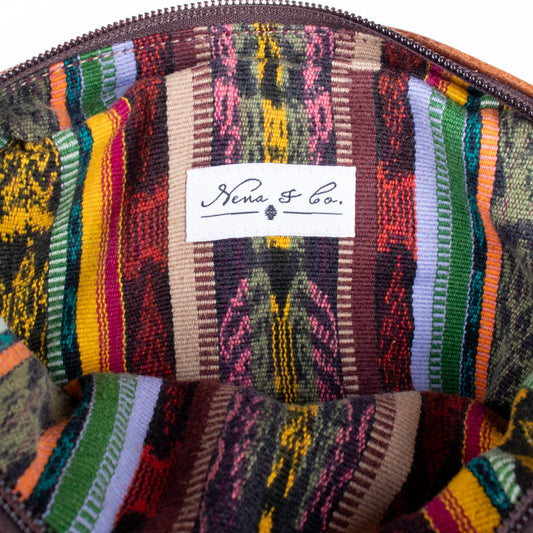 WANDER CROSSBODY SET - OOAK HUIPIL - HONEY - NO. 201178