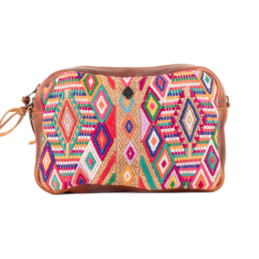 WANDER CROSSBODY SET - OOAK HUIPIL - HONEY - NO. 201180