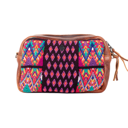 WANDER CROSSBODY SET - OOAK HUIPIL - HONEY - NO. 201183