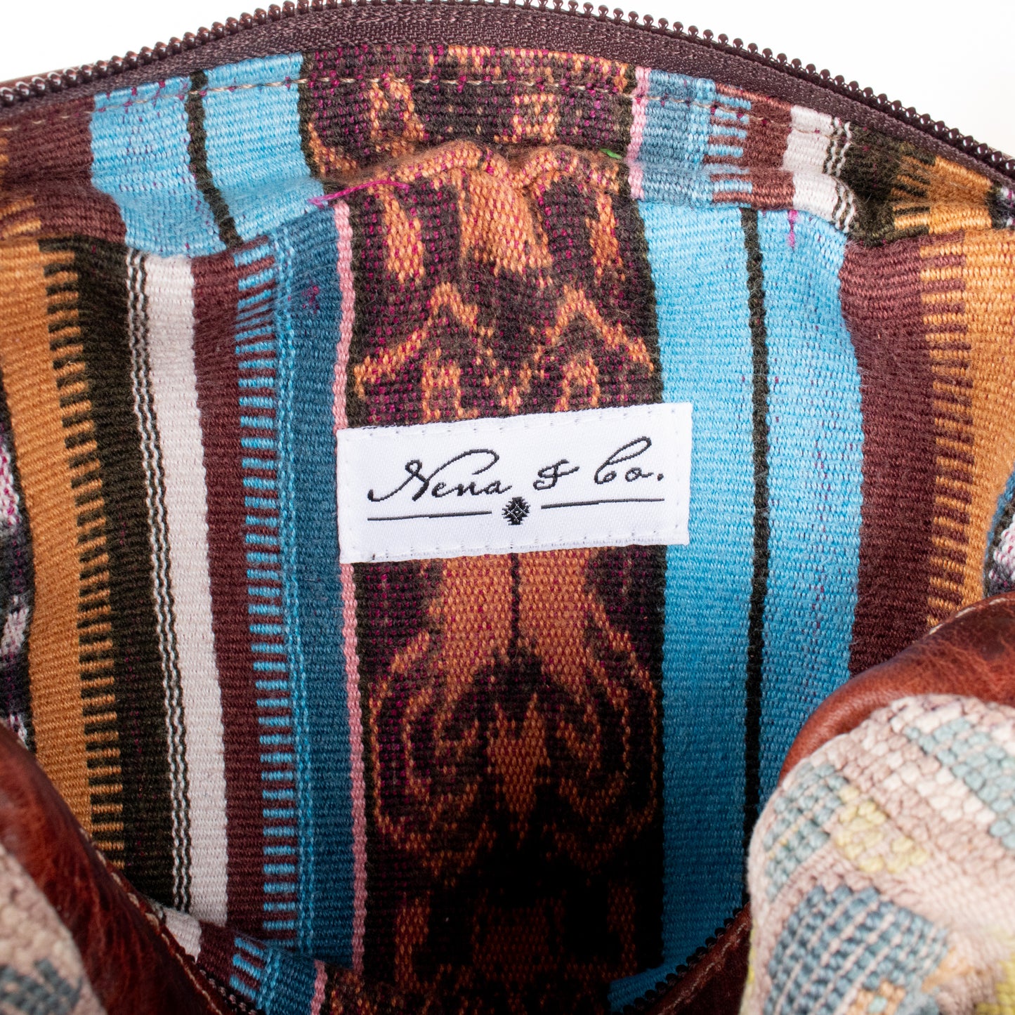 WANDER CROSSBODY SET - OOAK HUIPIL - COPPER - NO. 201199