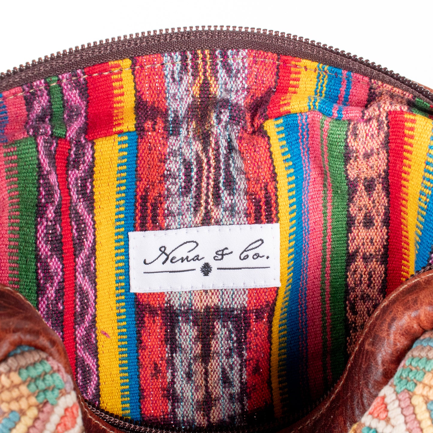 WANDER CROSSBODY SET - OOAK HUIPIL - COPPER - NO. 201205
