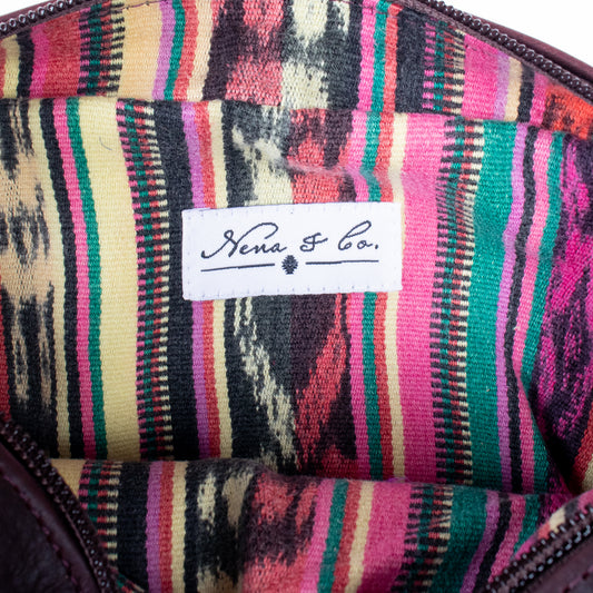 WANDER CROSSBODY SET - OOAK HUIPIL - VINO TINTO - NO. 201210