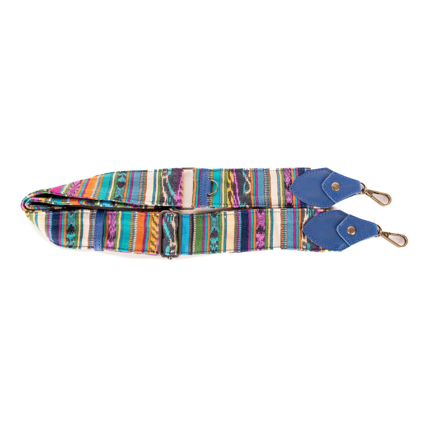 WANDER CROSSBODY SET - OOAK HUIPIL - COBALT - NO. 201212