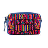 WANDER CROSSBODY SET - OOAK HUIPIL - COBALT - NO. 201212