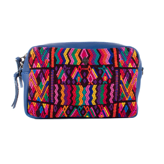 WANDER CROSSBODY SET - OOAK HUIPIL - COBALT - NO. 201212