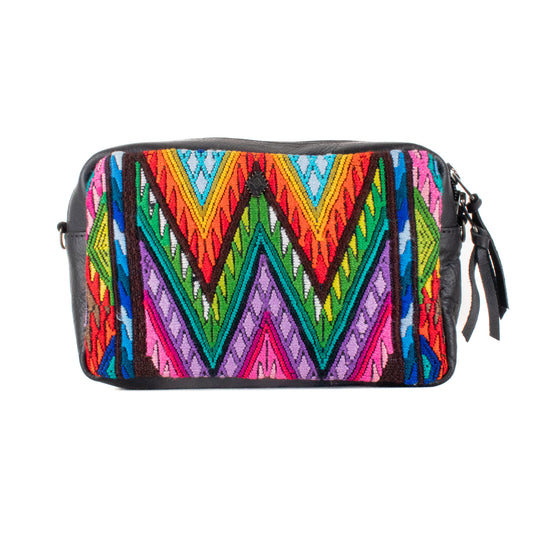 WANDER CROSSBODY SET - OOAK HUIPIL - BLACK - NO. 201213