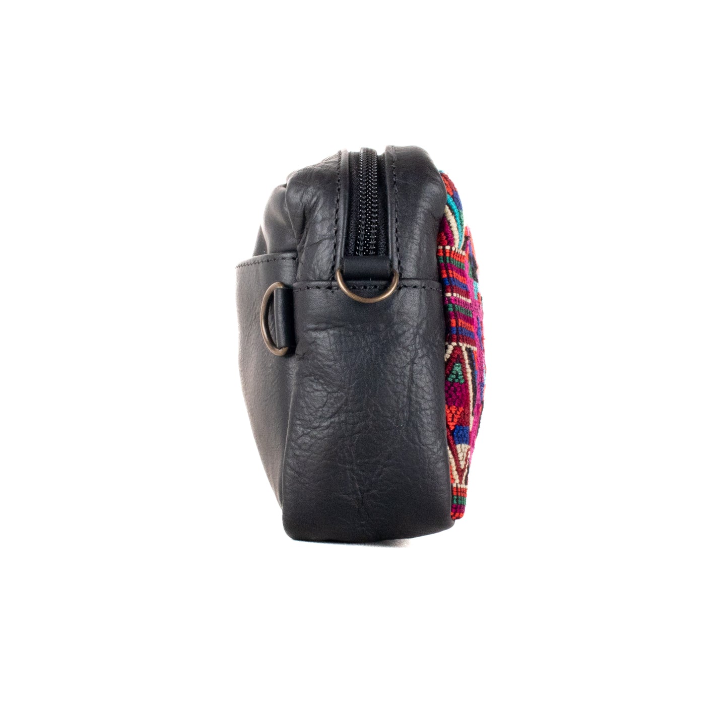 WANDER CROSSBODY SET - OOAK HUIPIL - BLACK - NO. 201214