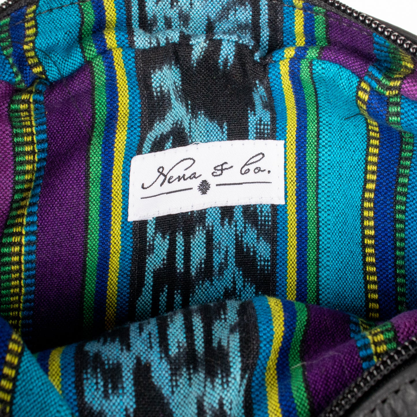 WANDER CROSSBODY SET - OOAK HUIPIL - BLACK - NO. 201214