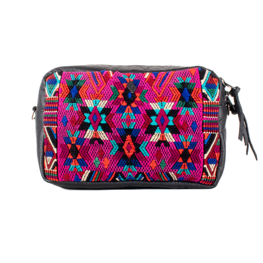 WANDER CROSSBODY SET - OOAK HUIPIL - BLACK - NO. 201214