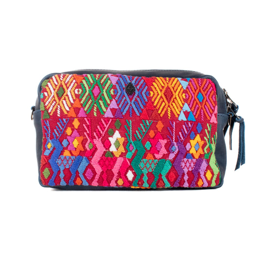 WANDER CROSSBODY SET - OOAK HUIPIL - NAVY - NO. 201215