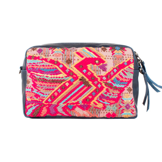 WANDER CROSSBODY SET - OOAK HUIPIL - NAVY - NO. 201216