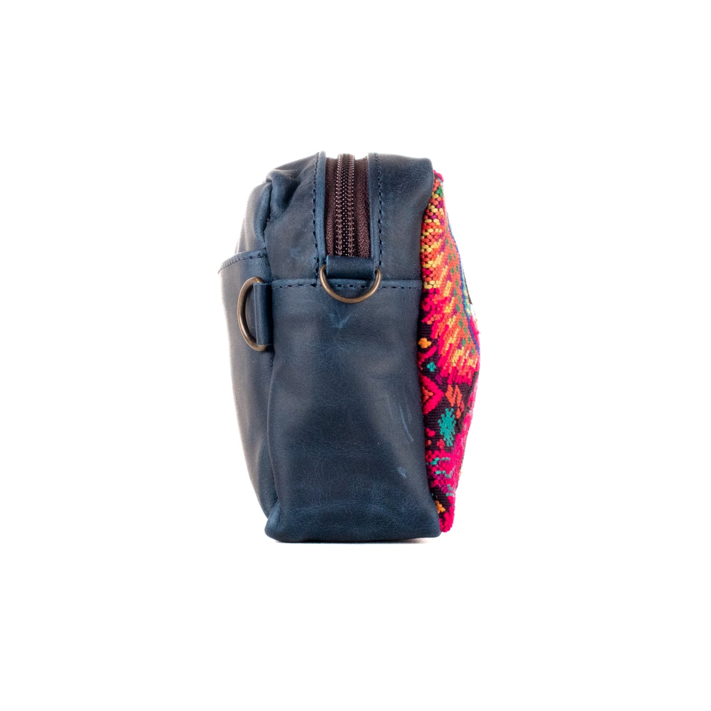 WANDER CROSSBODY SET - OOAK HUIPIL - NAVY - NO. 201217