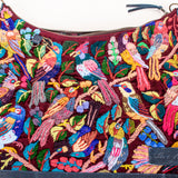 PENELOPE BAG - H&S EMBROIDERED BIRDS - NAVY - NO. 201230