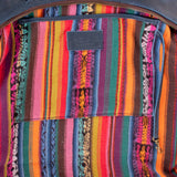 PENELOPE BAG - H&S EMBROIDERED BIRDS - NAVY - NO. 201230