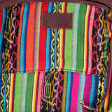 SMALL PENELOPE BAG - H&S EMBROIDERED BIRDS - VINO TINTO - NO. 201231