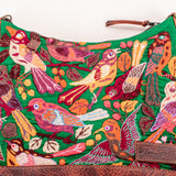 SMALL PENELOPE BAG - H&S EMBROIDERED BIRDS - COPPER - NO. 201236