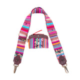 WIDE STRAP & COIN PURSE SET - CORTE - VINO TINTO - NO. 201358