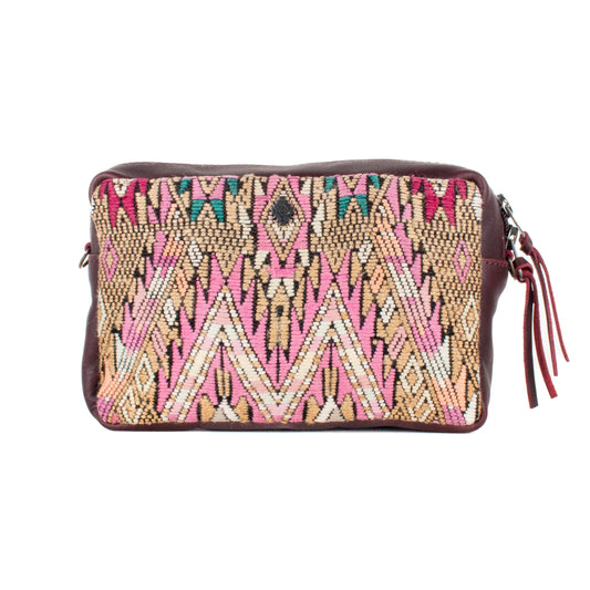 WANDER CROSSBODY SET - OOAK HUIPIL - VINO TINTO - NO. 201421