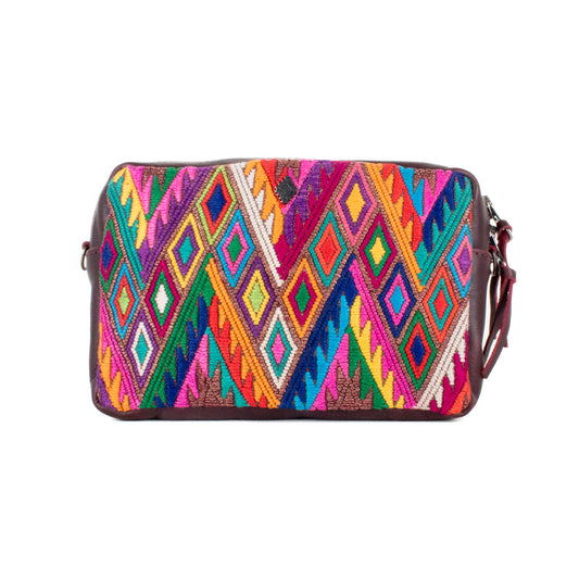 WANDER CROSSBODY SET - OOAK HUIPIL - VINO TINTO - NO. 201422