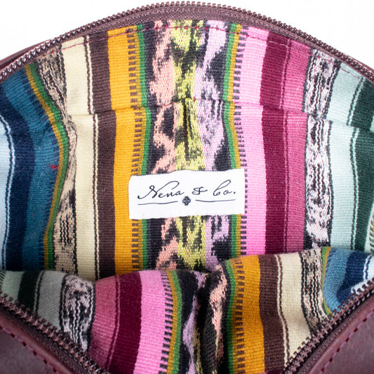 WANDER CROSSBODY SET - OOAK HUIPIL - VINO TINTO - NO. 201423