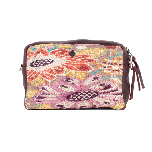 WANDER CROSSBODY SET - OOAK HUIPIL - VINO TINTO - NO. 201423