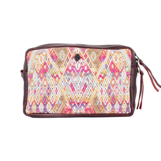 WANDER CROSSBODY SET - OOAK HUIPIL - VINO TINTO - NO. 201425